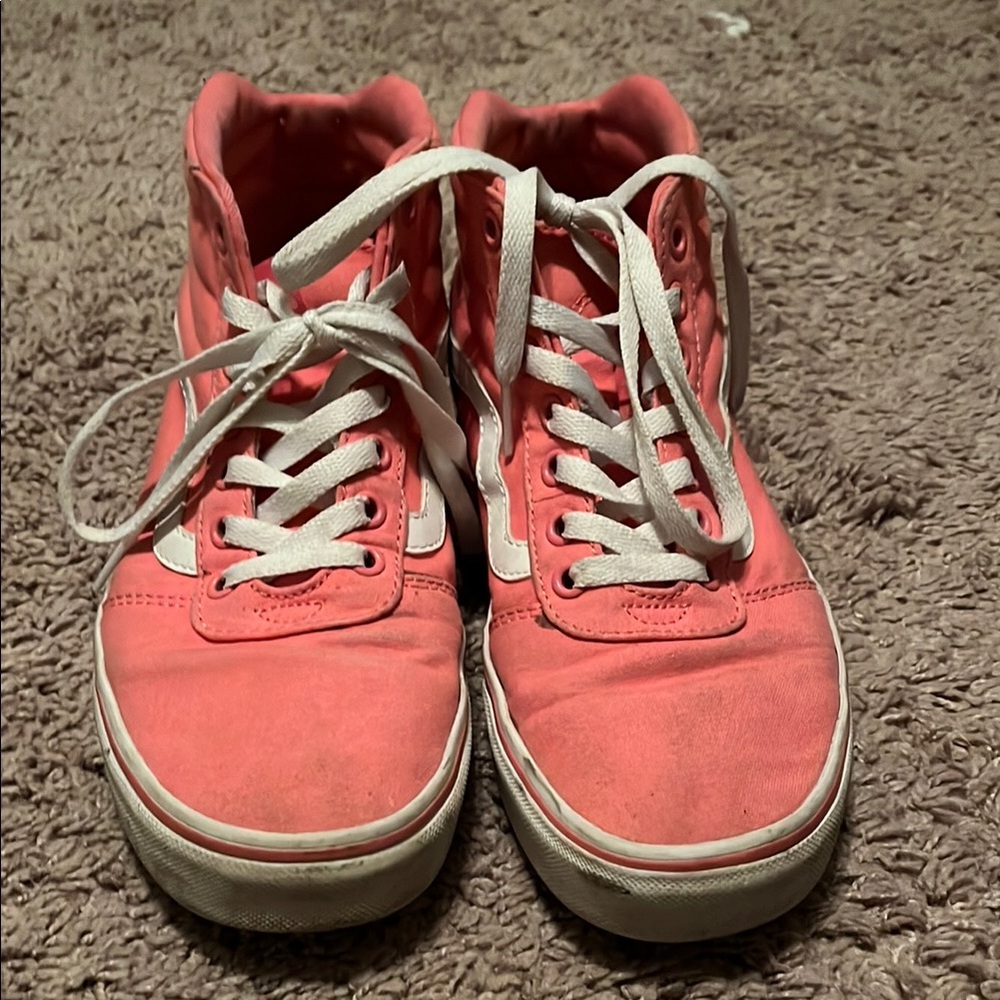 Vans Pink High-Top Sneakers